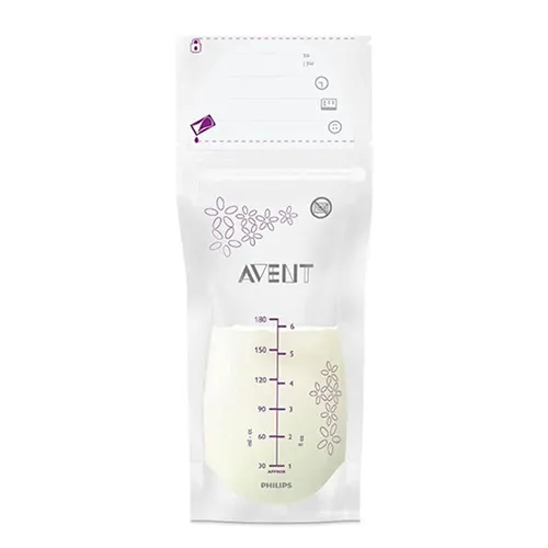 Philips Avent Breast Milk Storage Bags, 180ml, 25 Bags Philips Avent Breast Milk Storage Bags, 180ml, 25 Bags - Image 1