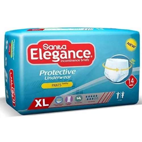 Sanita Elegance Adult Diaper protective Underwear , X Large, 14 pcs Sanita Elegance Adult Diaper protective Underwear , X Large, 14 pcs - الصورة 1