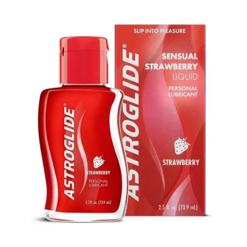 Strawberry Flavored Intimate Lubricant by Astroglide, 73.9ml Strawberry Flavored Intimate Lubricant by Astroglide, 73.9ml - الصورة 1