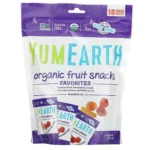 Yum Earth Organic Jelly, Assorted Fruit Flavors, 10 Packets, 19.8g