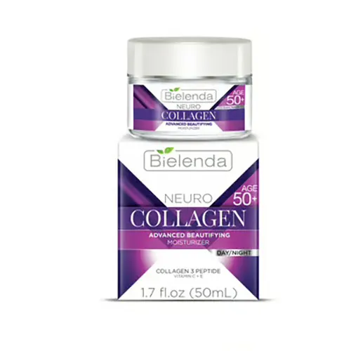 Bielenda Neuro Collagen Moisturising Anti-Wrinkle Cream 50+, 50ml 2 Bielenda Neuro Collagen Moisturising Anti-Wrinkle Cream 50+, 50ml - Image 1