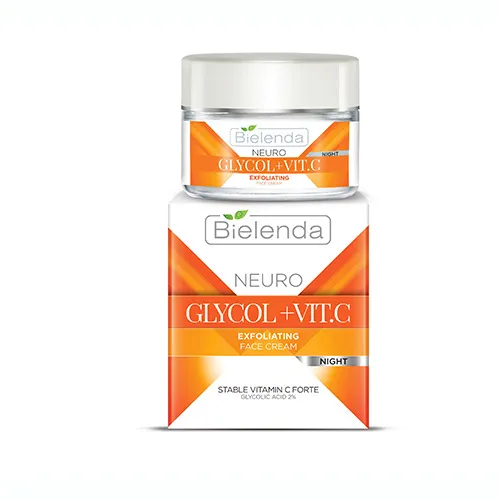 Bielenda Neuro Glicol & Vit.C Night Face Cream, 50ml Bielenda Neuro Glicol & Vit.C Night Face Cream, 50ml - الصورة 1
